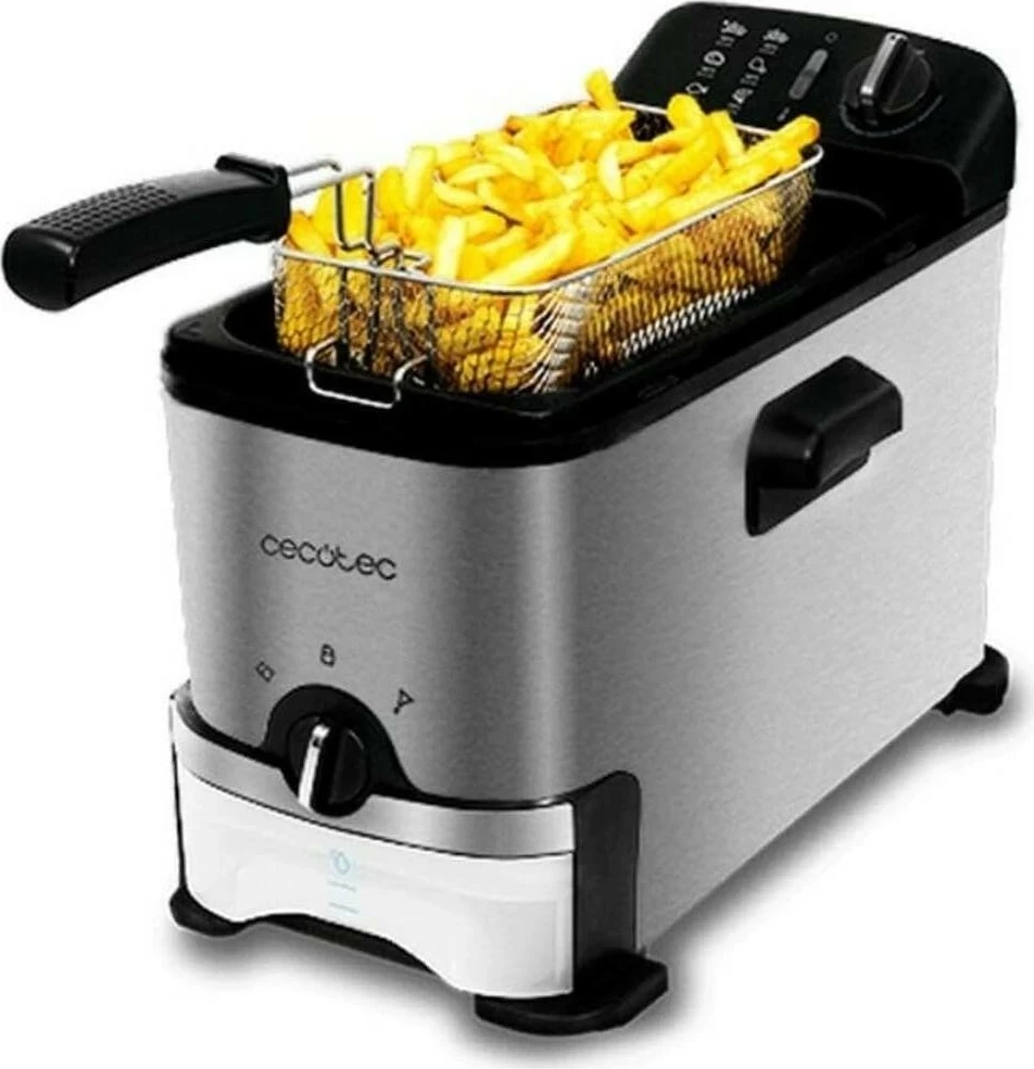Fritezë Cecotec Cleanfry Infinity 3000 ProFilter, 3L, 2000W, argjend