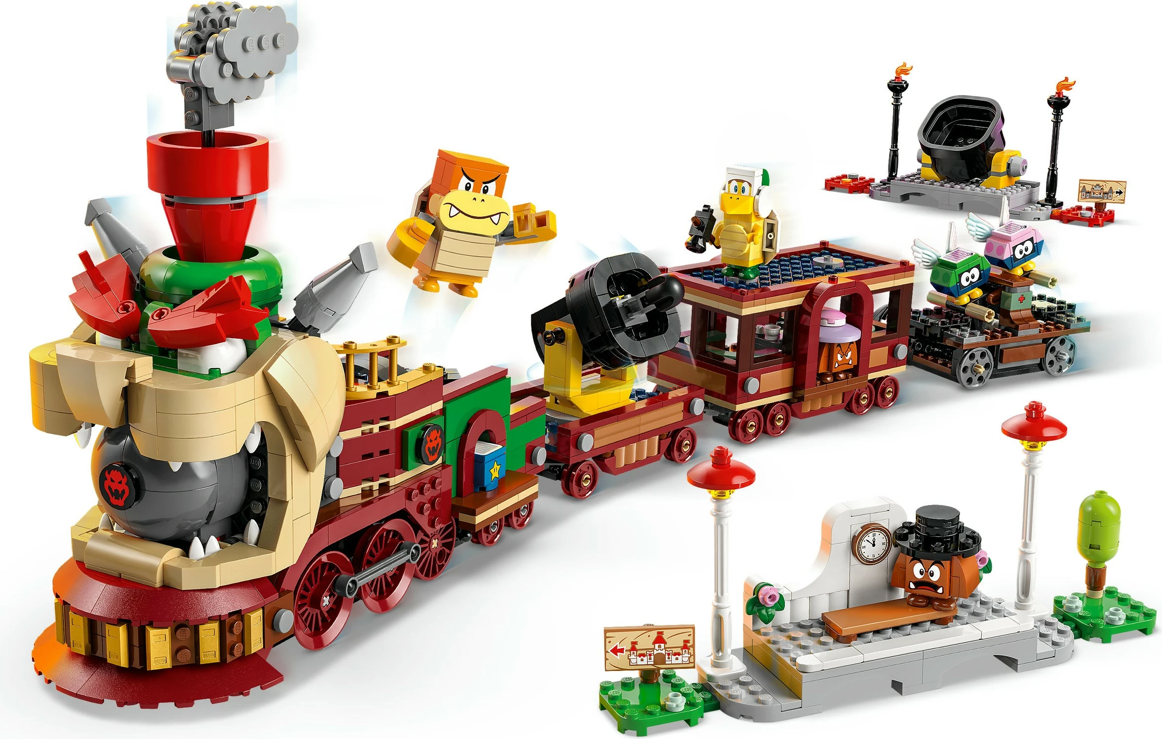 Set ndërtimi LEGO Super Mario 71437 Bowser Express Train, shumëngjyrësh