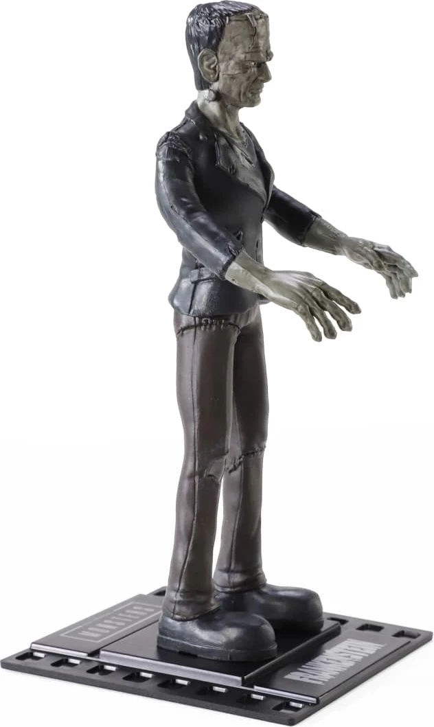 Figurinë NOBLE COLLECTION Bendyfig Universal Monsters Frankenstein 19 cm e përkulshme me stendë