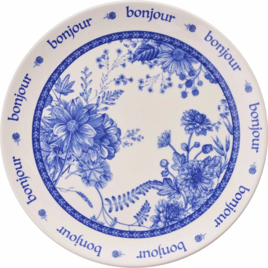Set pjatash shërbimi (6 copë), Hermia Concept, French Serv blu