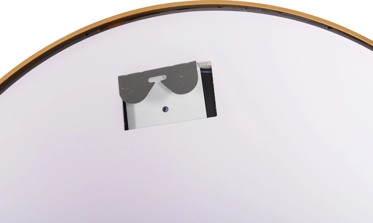 Pasqyrë muri rrumbullakët FH9580.30, alumini ari me LED, Φ60x3 cm