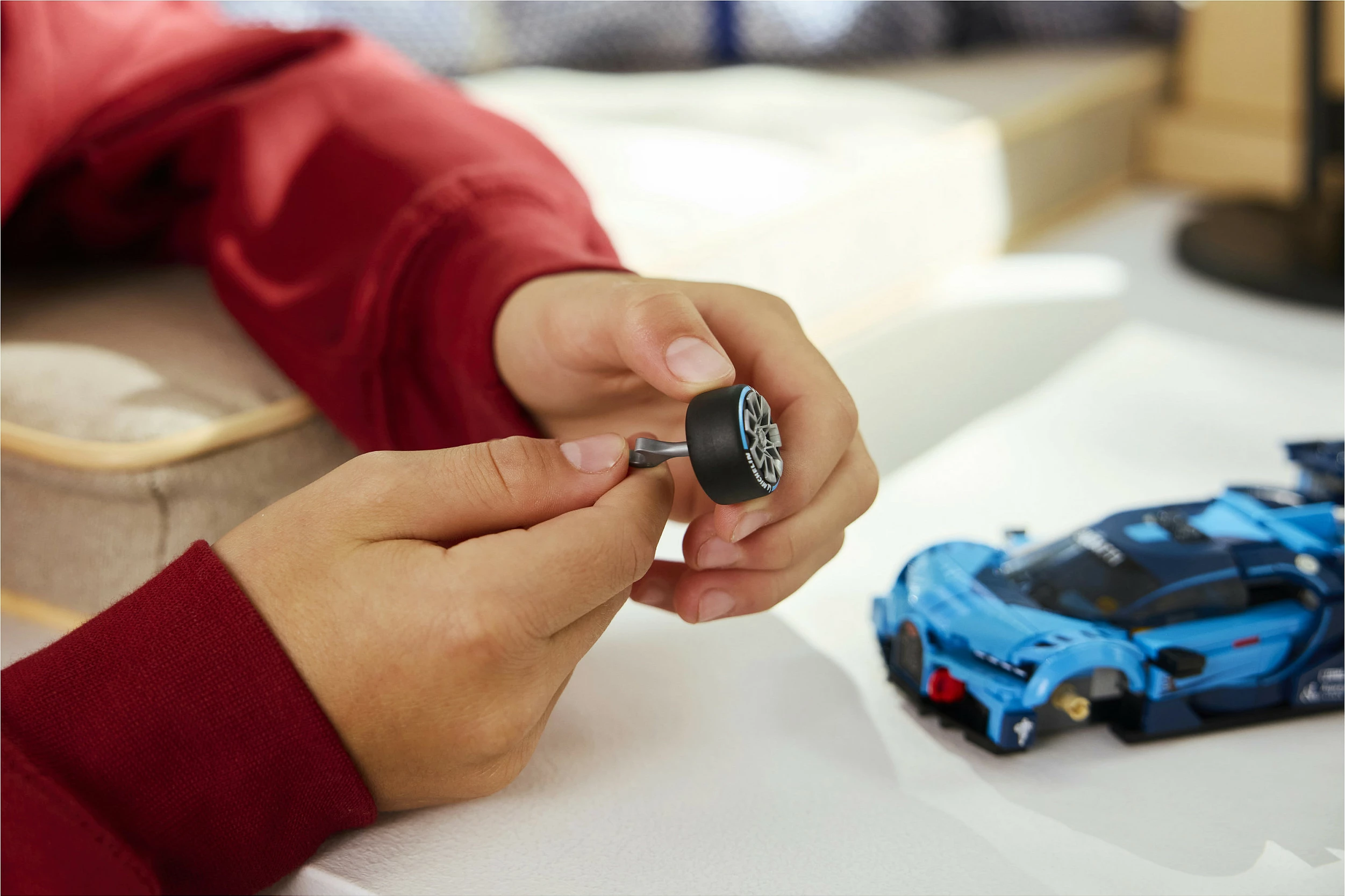 Set ndërtimi LEGO Speed Champions Bugatti Vision Gran Turismo 77253, 284 copë, 9+, kaltër