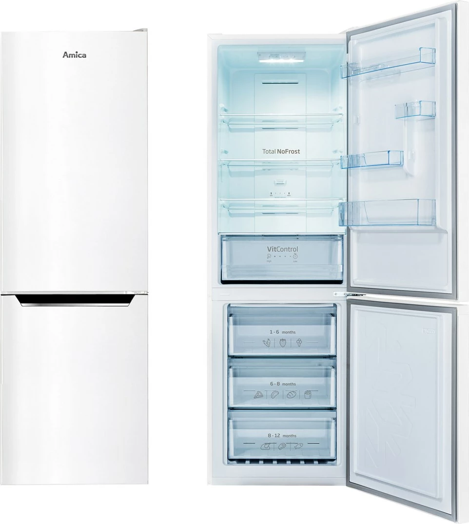 Frigorifer Amica FK3415.2F, i bardhë