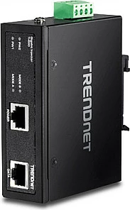Injektor PoE+ industrial TRENDnet TI-IG30, Gigabit 2x RJ-45, IP30, 30W, i zi