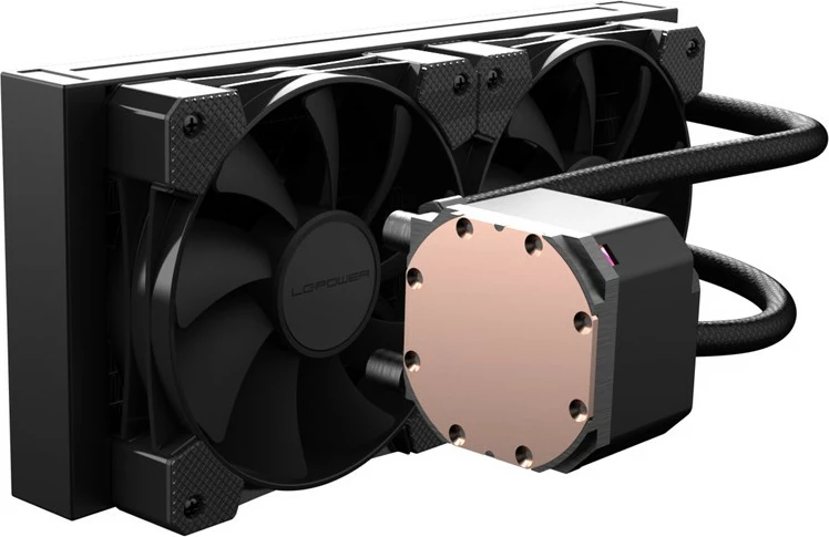 Ftohës uji all-in-one LC-Power LC-CC-240-B, 2x120mm, RGB, i zi