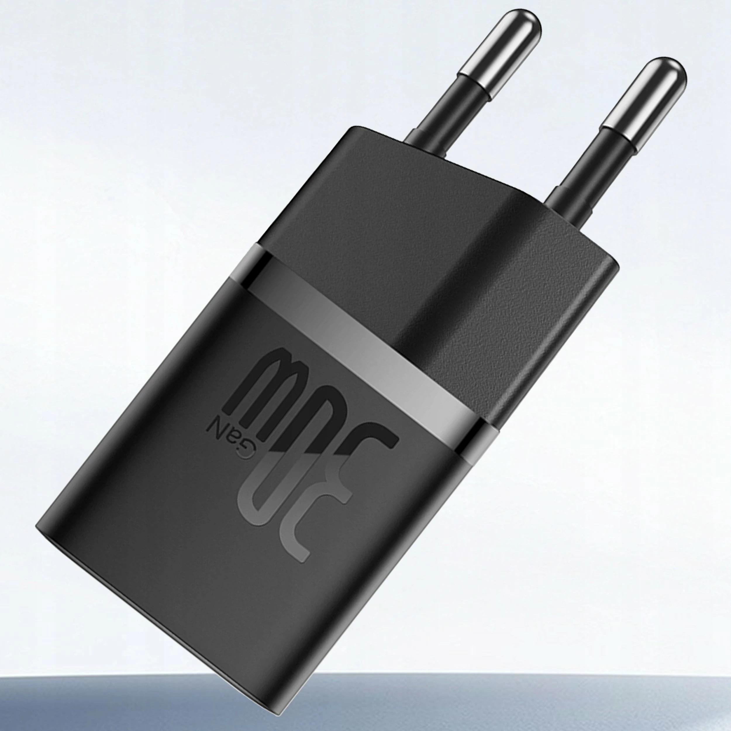 Karikues rrjeti Baseus GaN5 Mini Fast Charger 30W 1x USB-C 3A EU, i zi