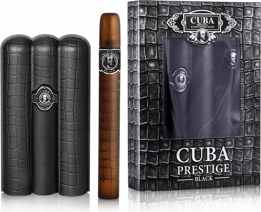 Set Eau de Toilette për meshkuj Cuba Prestige Black 90ml + 35ml