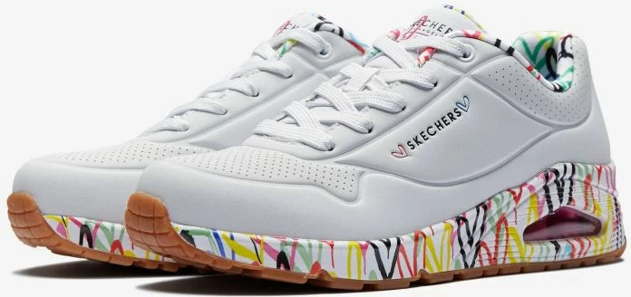 Atlete femra Skechers, të bardha