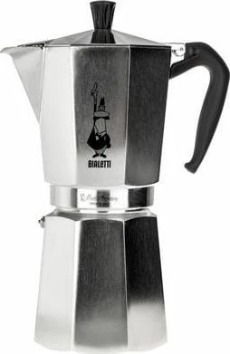 Aparat kafeje moka Bialetti Moka Express EA18 / 1167, 18 filxhanë (900 ml), alumini, argjendtë