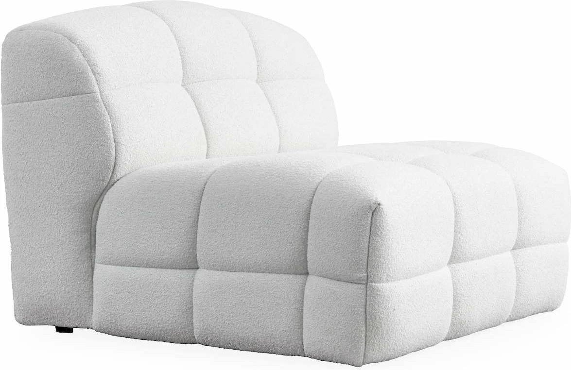 Karrige njëvendëshe Pescara O1, e bardhë, Atelier del Sofa
