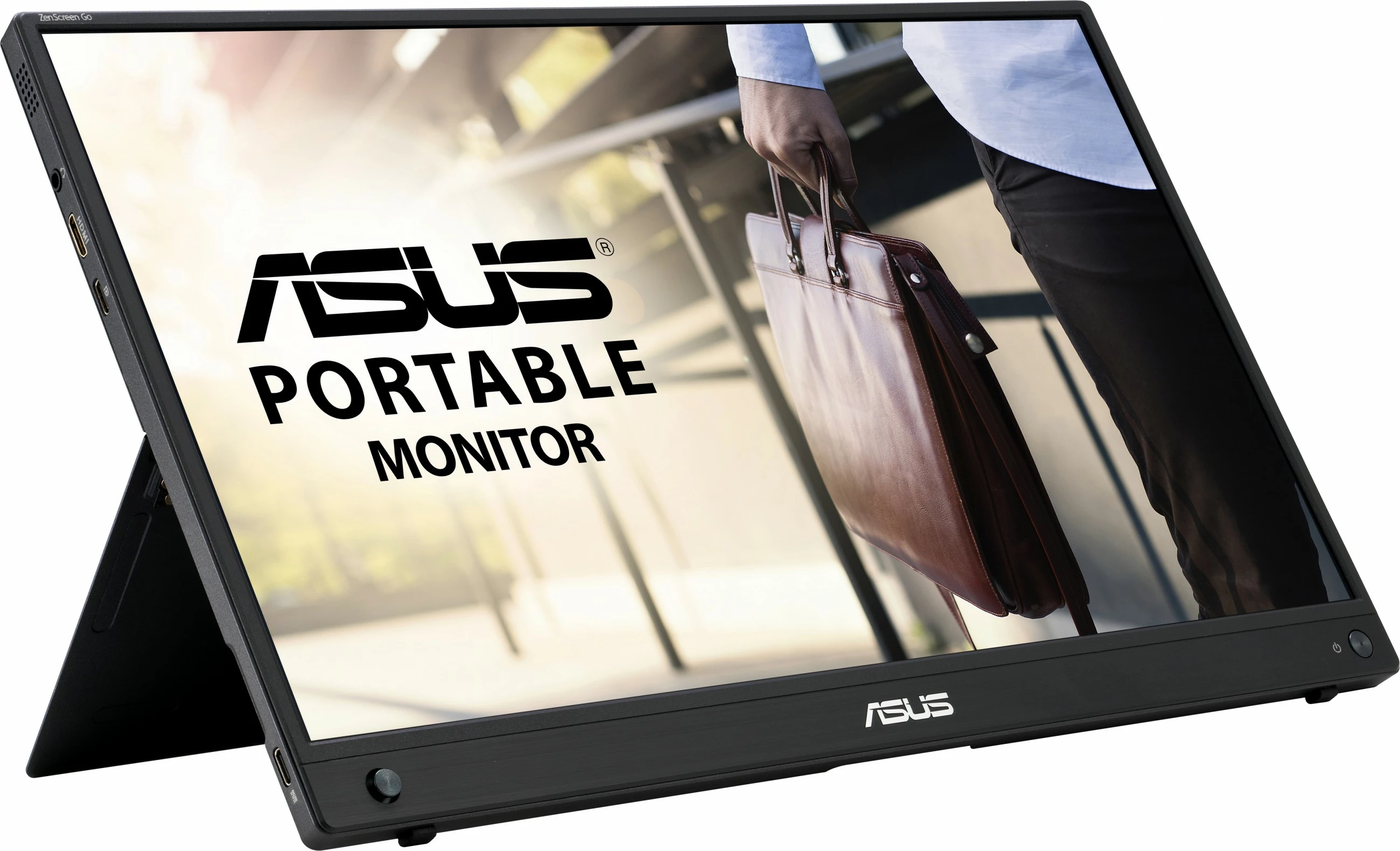 Monitor portativ ASUS ZenScreen MB16AWP, 15.6", Full HD, LED, i zi