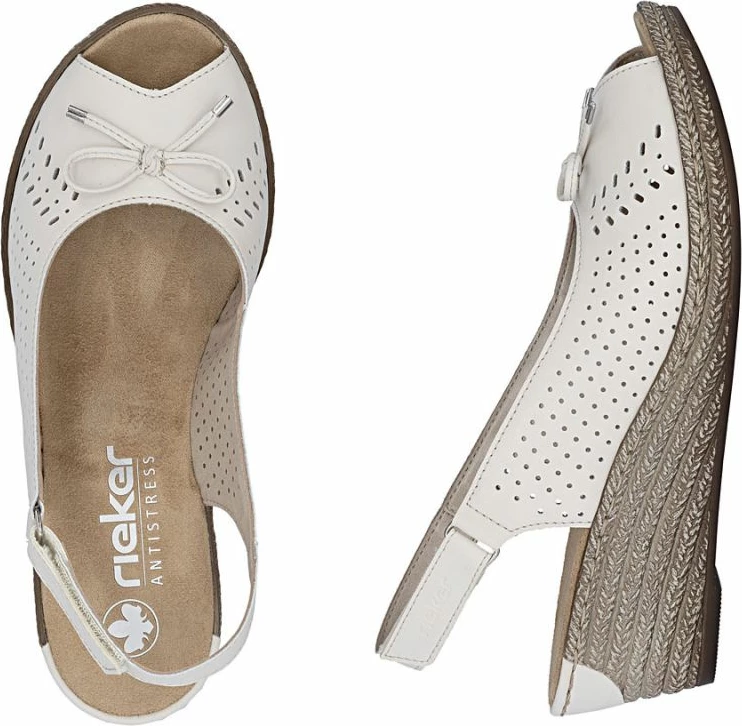 Sandale me platformë për femra Rieker 624H1-60