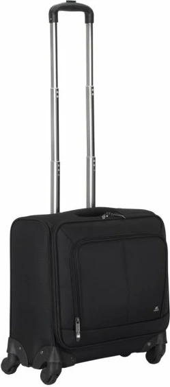 Çantë trolley për laptop RIVACASE 8481, deri 15.6\", 4 rrota 360°, e zezë