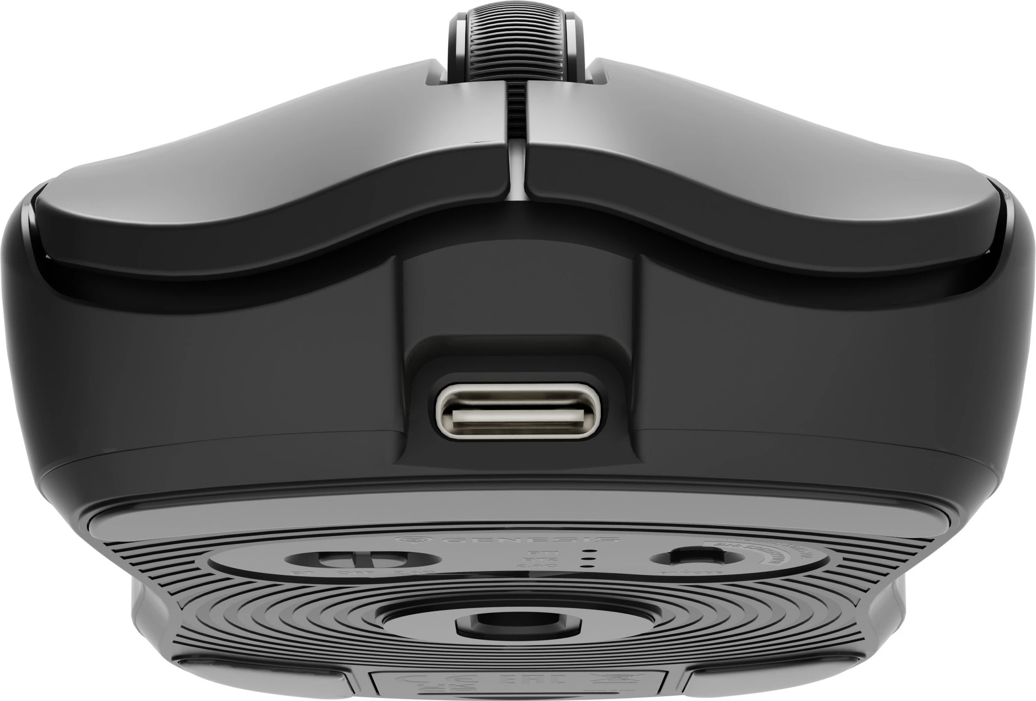 Maus gaming Genesis Zircon 500, wireless + Bluetooth + USB-C, 10000 DPI, i zi