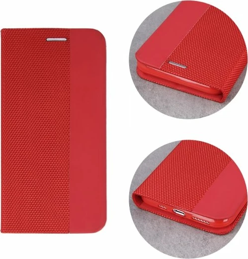 Mbështjellës ONASI Moon Flip Cover për iPhone 11 Pro Max, e kuqe