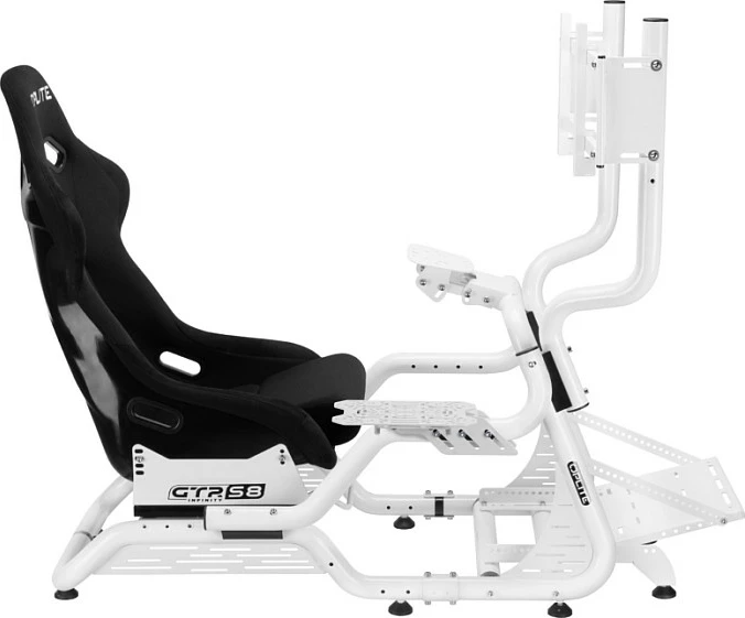 Mbajtëse Oplite për aksesorë Simracing & Flightsim, çelik, 400x214x95 mm, e bardhë