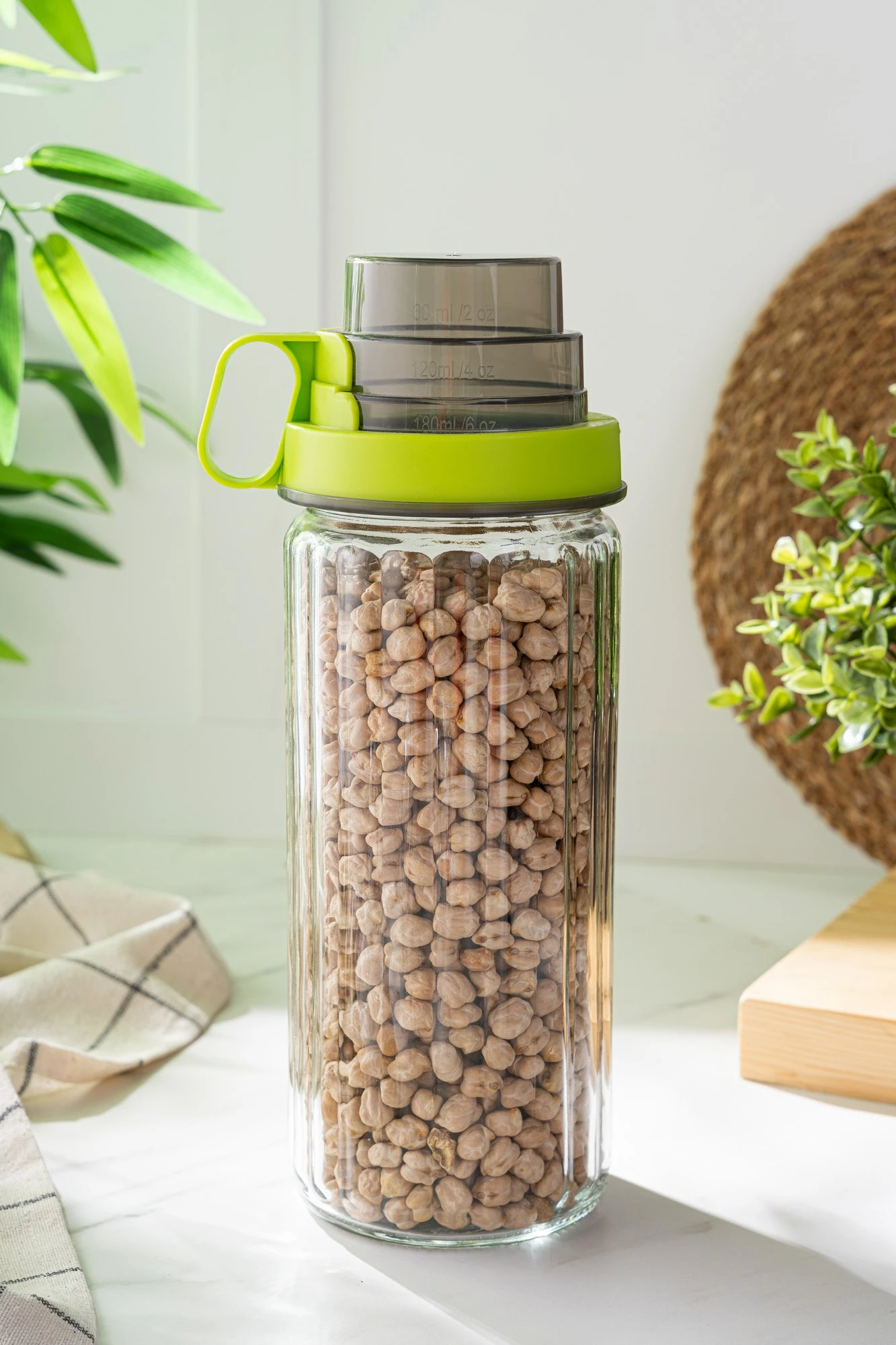 Kavanoz qelqi Hermia Concept, kapak matës plastik, shumëngjyrësh, TrGStrjGreP01-14, 11x9x29cm, 1430ml