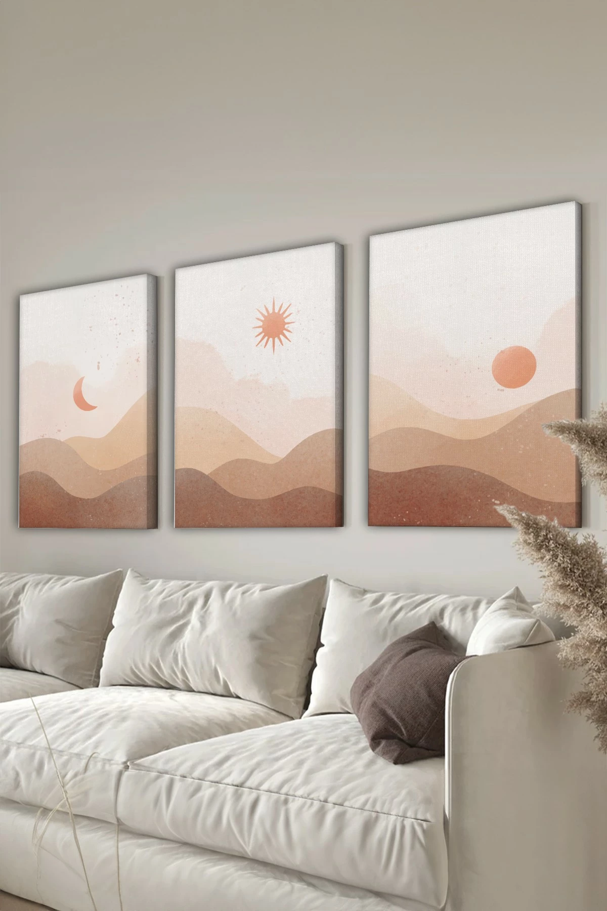 Pikturë dekorative në kanavacë (3 copë), Wallity, 3Cnvs10, 40x60cm