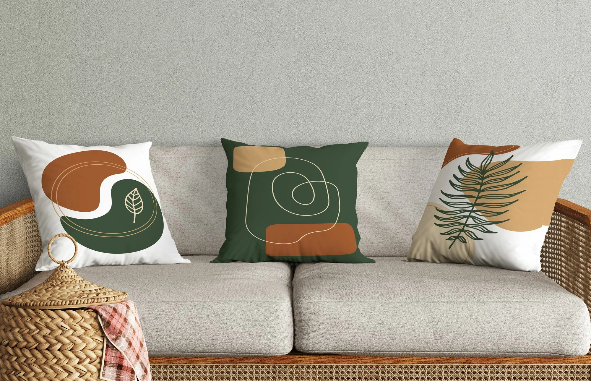 Set mbulesash për jastëk (3 copë), dizajn Aberto, HMI-KIR-126