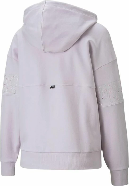 Duks me Kapuç Puma Power Colorblock Stardust për Femra, Ngjyrë Vjollcë