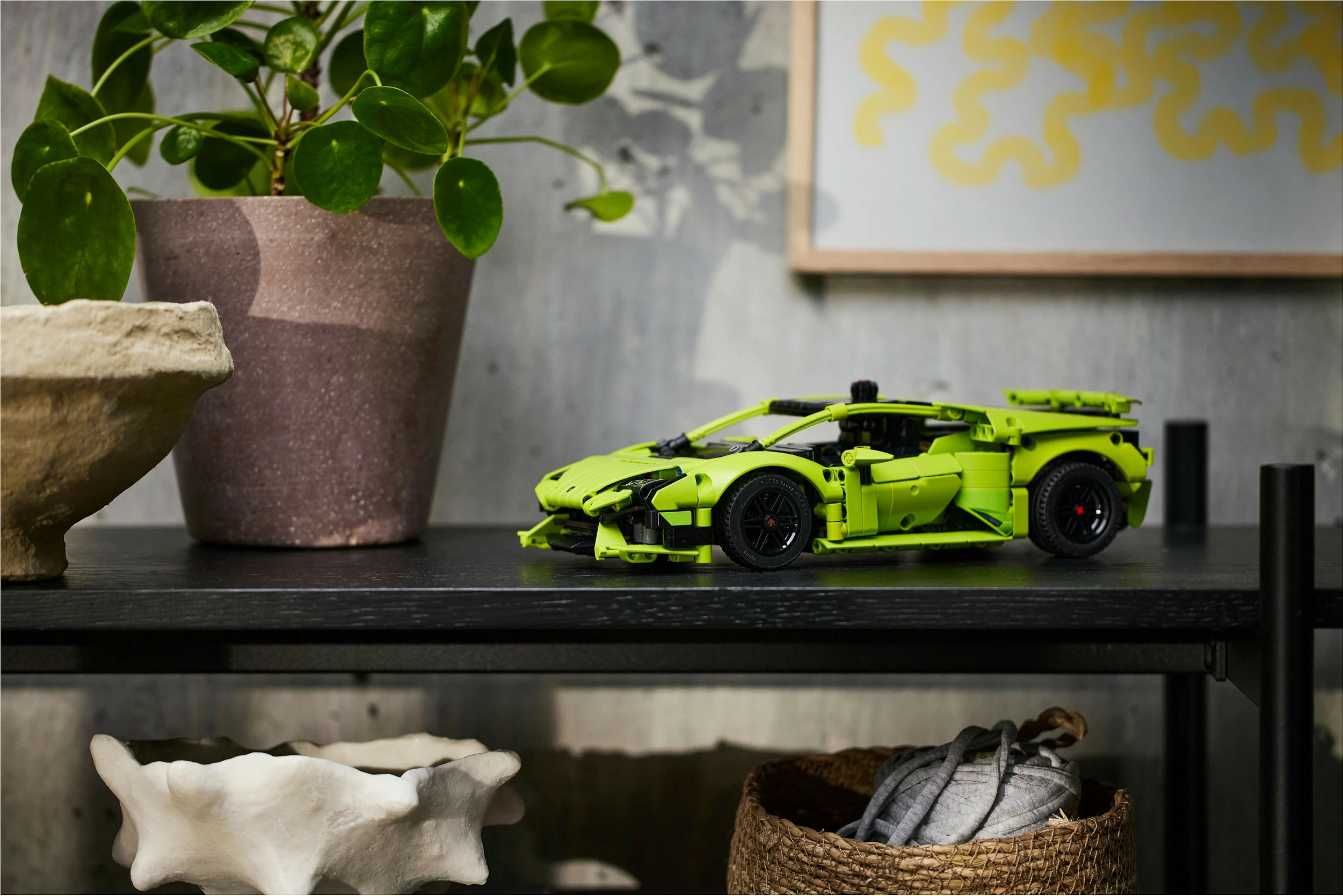 Set ndërtimi LEGO Lamborghini Huracán Tecnica, 806 pjesë, shumëngjyrësh