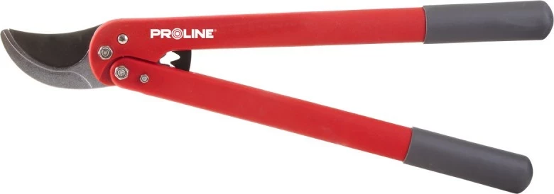 Gërshërë krasitjeje Proline 40075, 520 mm, teh çelik mangani 65MN, doreza nylon me fibër xhami, kapje TPR, kuqe/zezë
