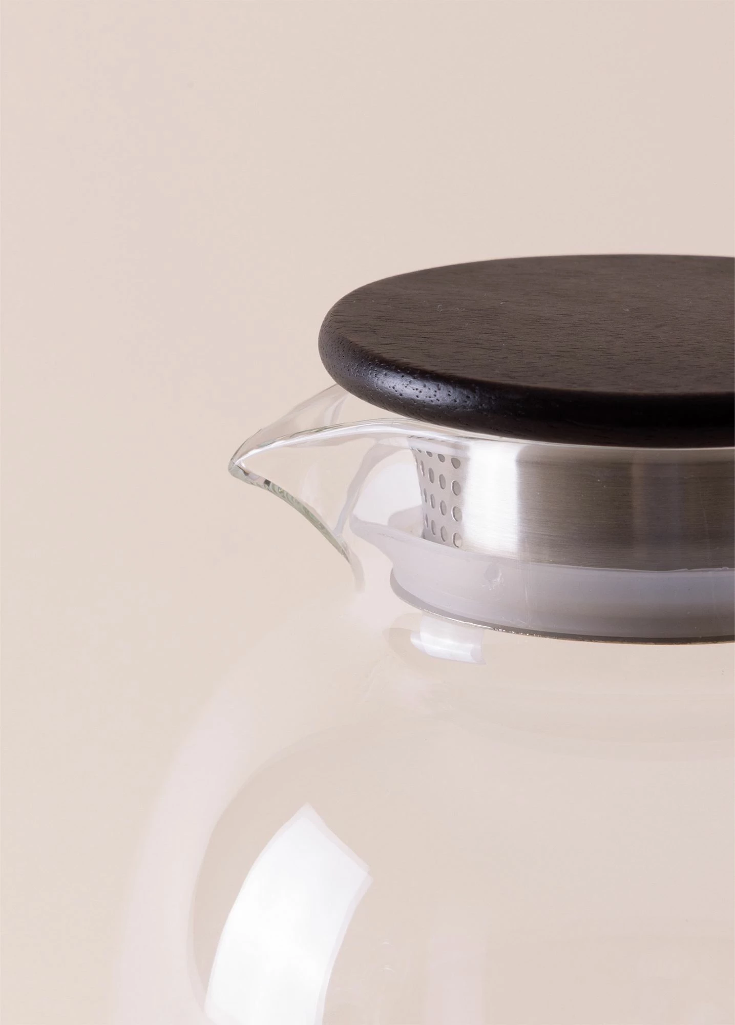 Shishe qelqi me kapak bambuje, Hermia, SSE0030, 1500ml