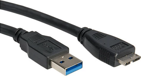 Kabllo USB ROLINE USB 3.0, USB-A në Micro-USB B, 0.8m, e zezë