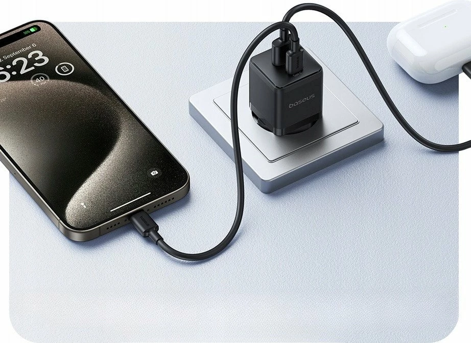 Karikues muri Baseus Palm 20W USB-C + USB-A (PD/QC) P10111608113-00, i zi