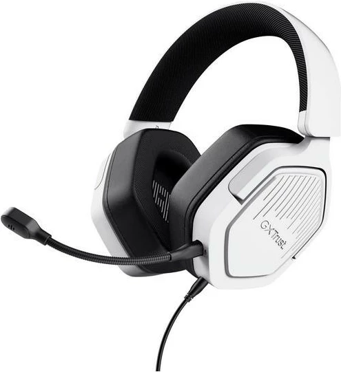 Kufje gaming Trust GXT492W CARUS, me mikrofon, 3.5mm, e bardhë
