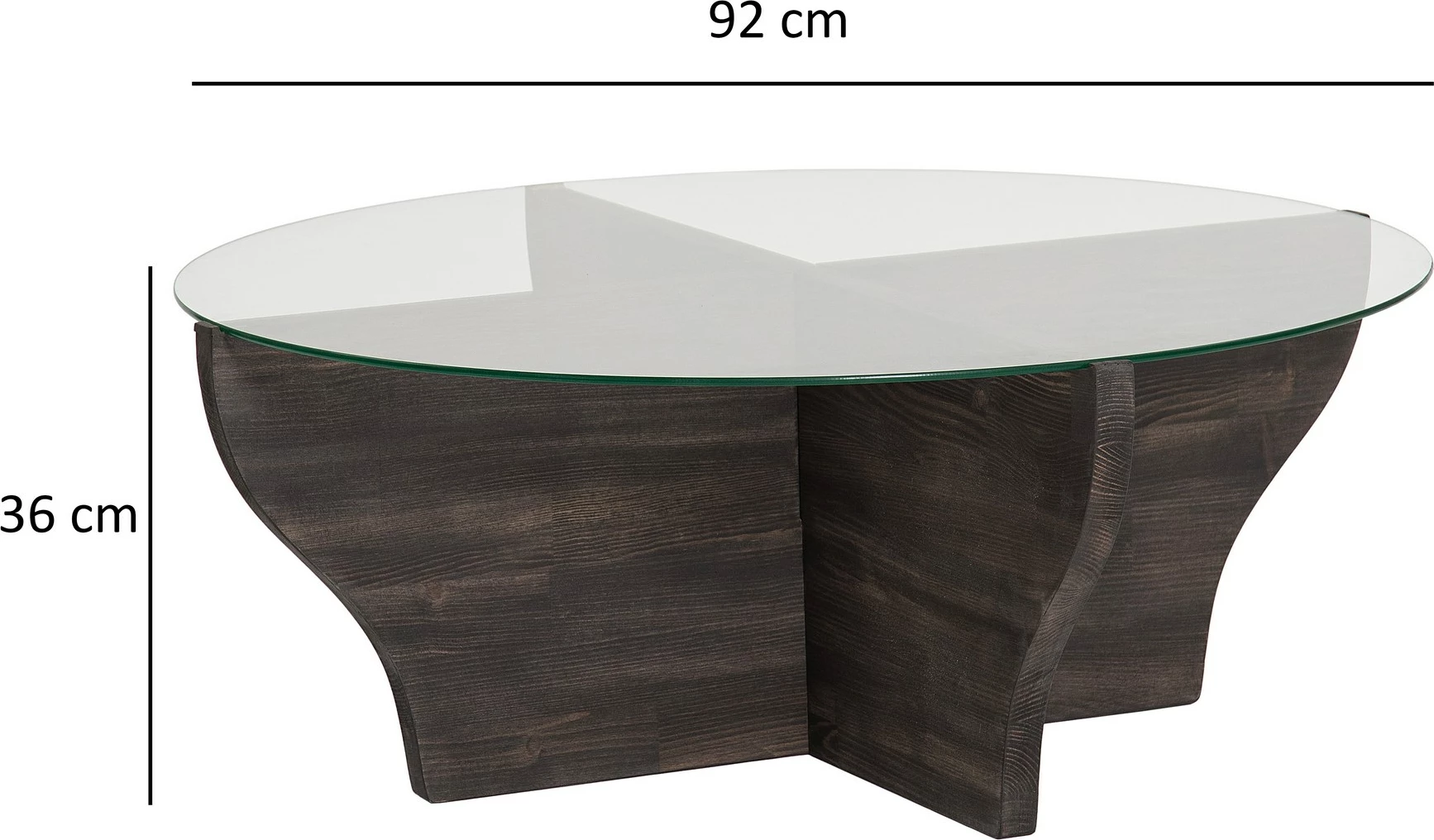 Tavolinë kafeje Skye Decor, amfora, anthracite