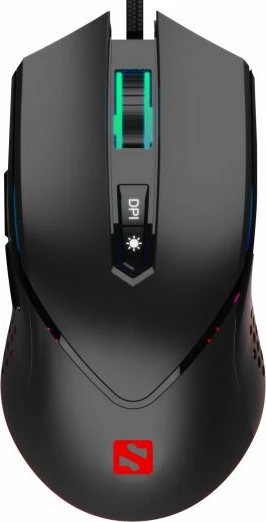 Maus gaming Sandberg Azazinator 6400 (640-20), 6400 DPI, USB, RGB, i zi
