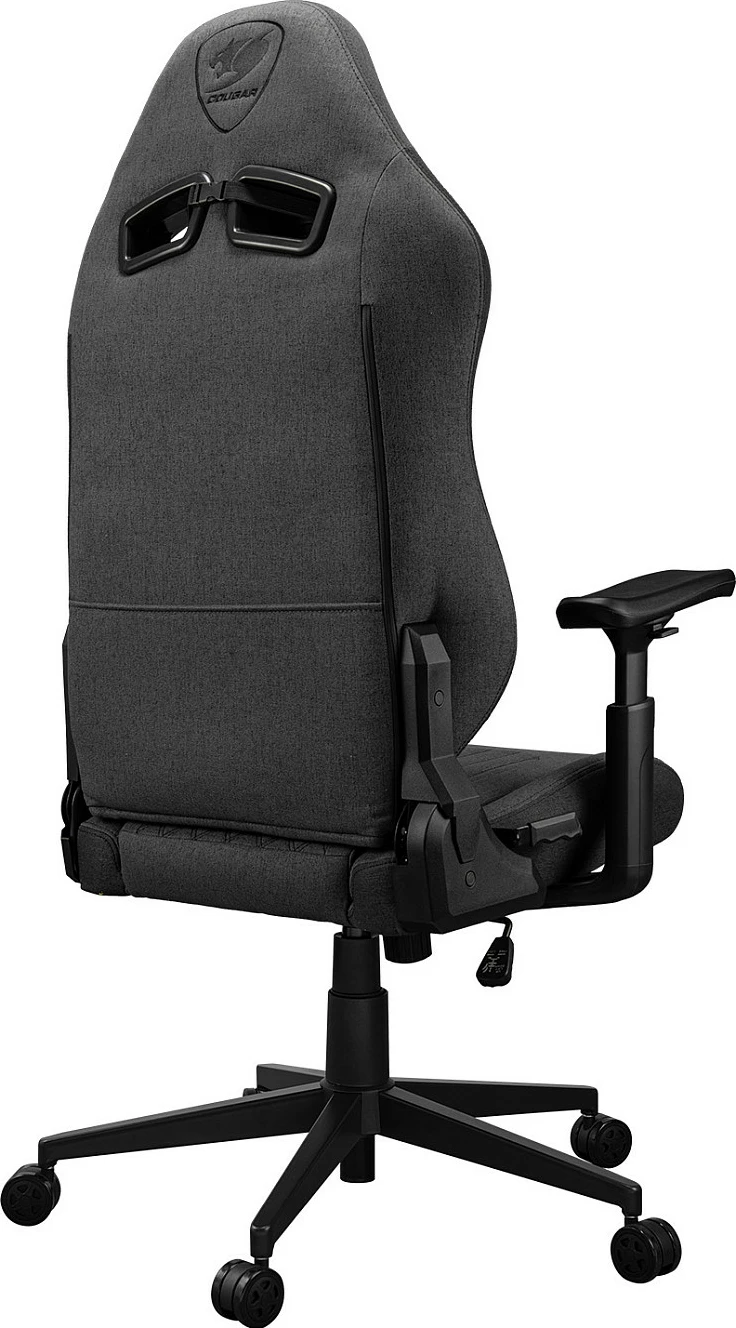 Karrige gaming Cougar Explore Royal Gray F, pëlhurë, 120 kg, rregullim 90-155°, gri/zezë