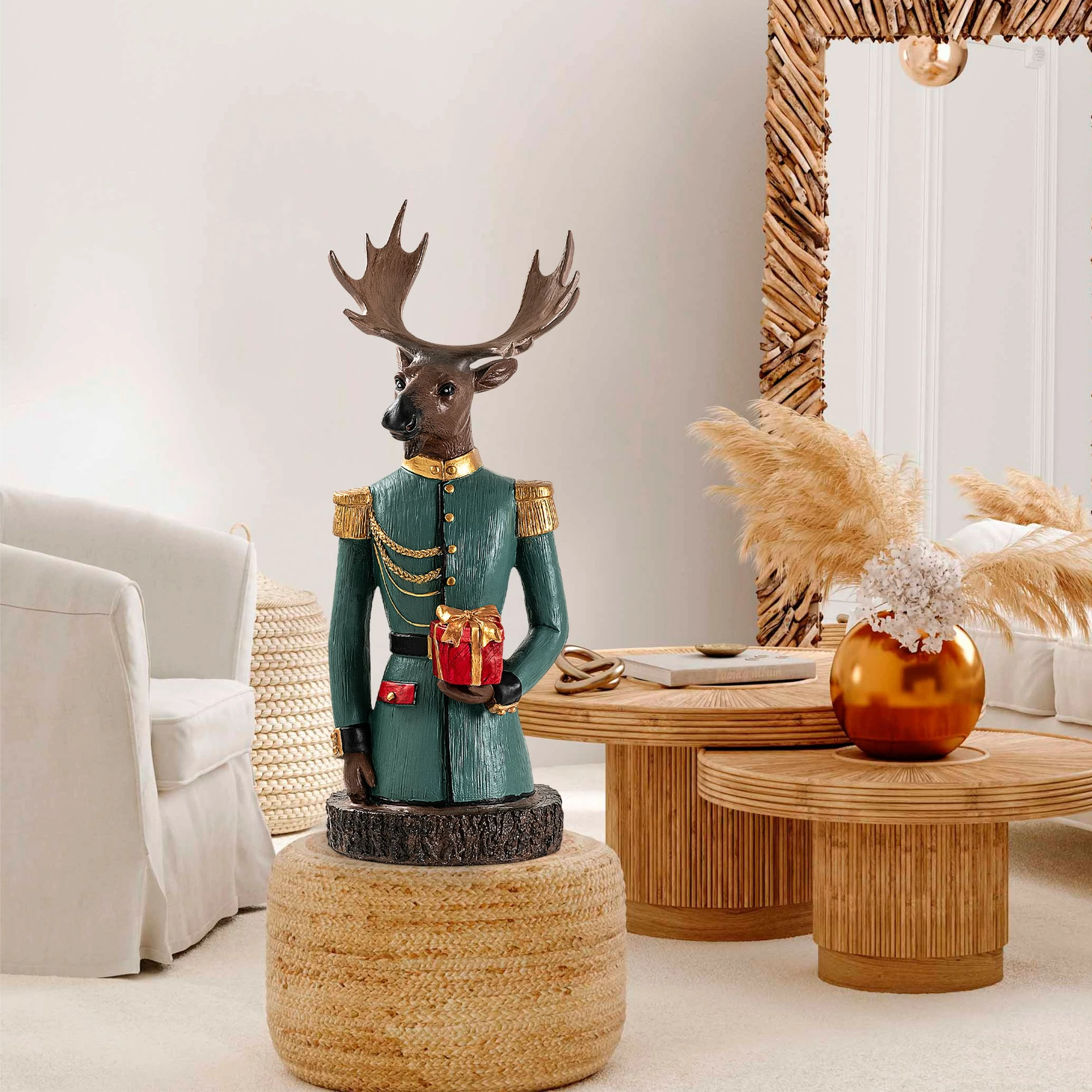 Objekt dekorativ dreri për Krishtlindje, Evila Originals, shumëngjyrësh