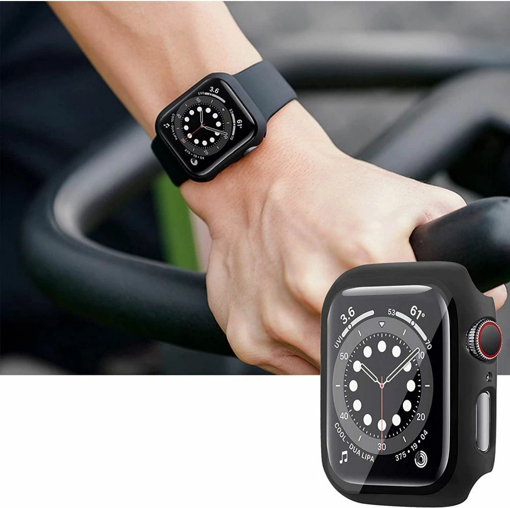 Mbështjellës Tech-Protect Defense360 për Apple Watch 7/8/9 45mm, Zi