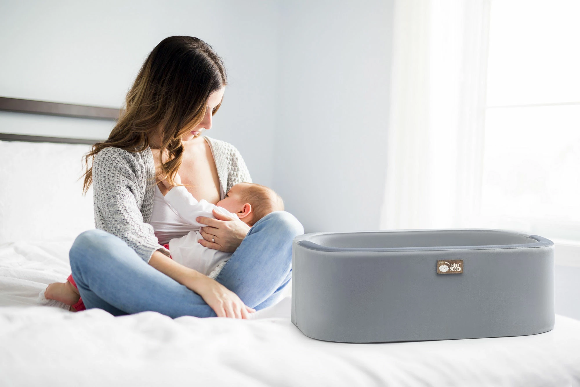 Djep Skye Decor, gri, dru arre