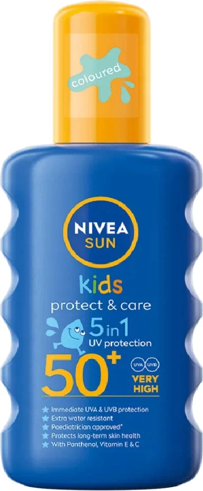Spray për diell për fëmijë Nivea Sun Kids Protect & Care SPF50, 200ml