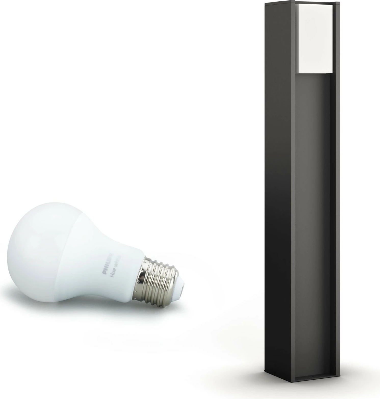 Llambë smart Philips HUE Turaco Wegel, 800lm, antracit