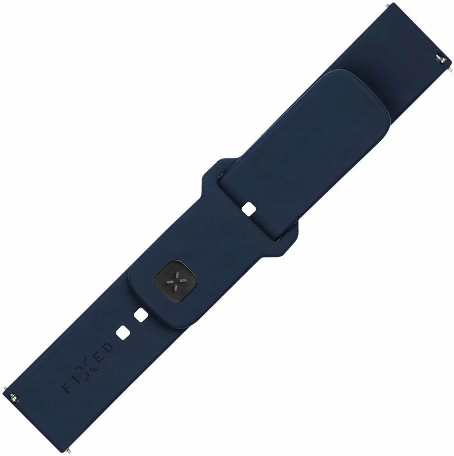 Set rripi sportiv Smartwatch Fixed Sport Strap Set, quick-release 20 mm, 160-235 mm, silikon, blu