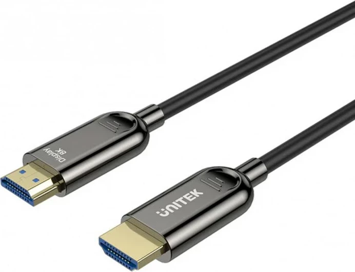 Kabëll HDMI optik UNITEK 8K 120Hz, 5m, i zi