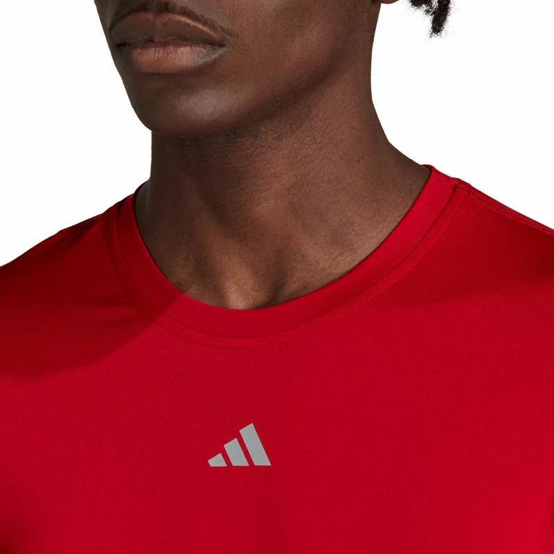 Maicë adidas Techfit Aeroready me mëngë të gjata për meshkuj, e kuqe [Madhësia: S]