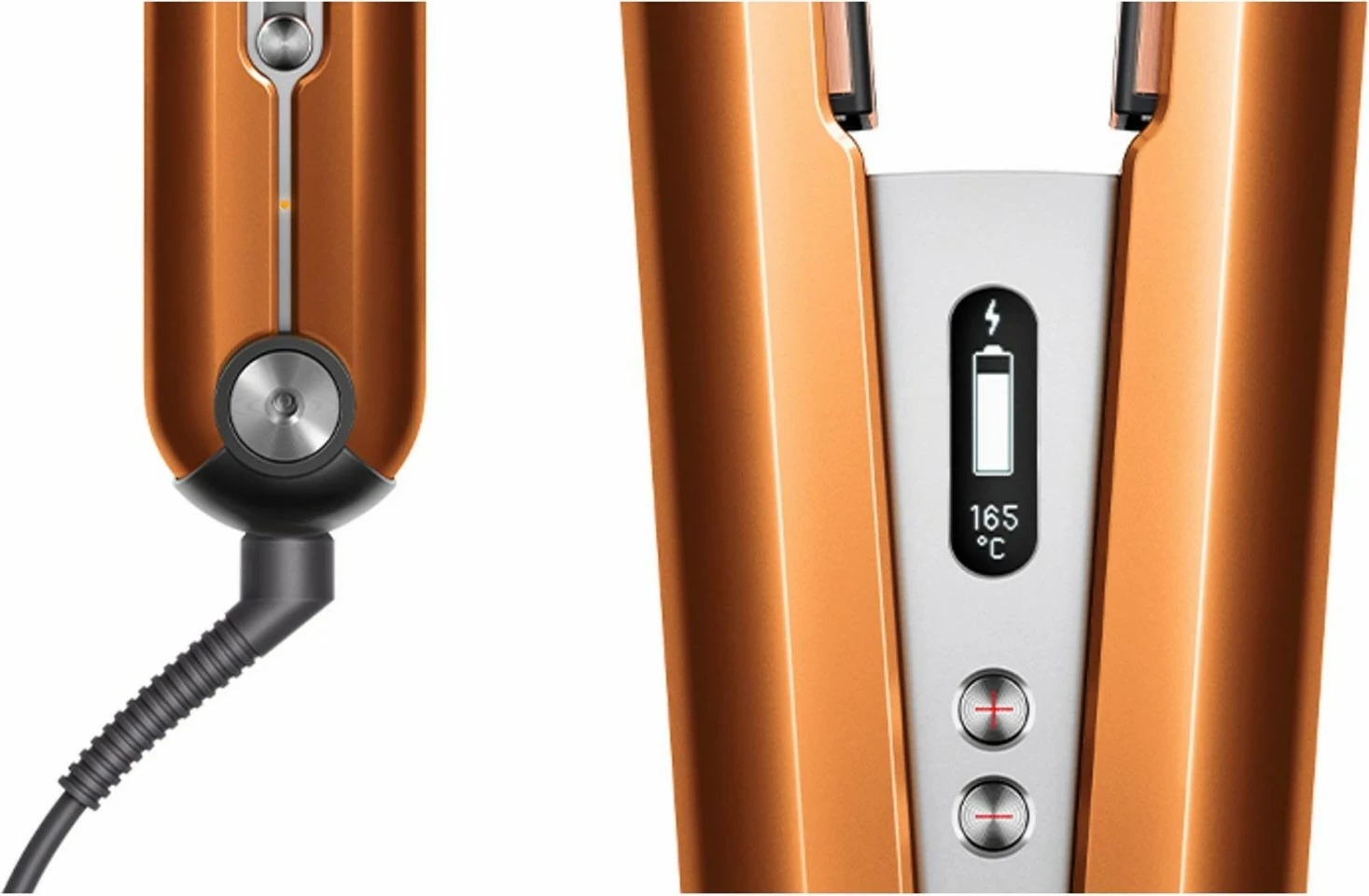 Pjastrikë dhe kaçurrela Dyson Corrale, bakër/nikel