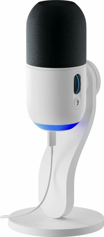 Mikrofon Logitech G Yeti GX 988-000576 USB/USB-C dinamik superkardioid me RGB i bardhë