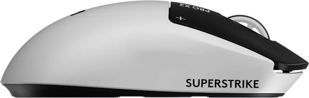 Maus Logitech G PRO X2 SUPERSTRIKE, i bardhë/zi