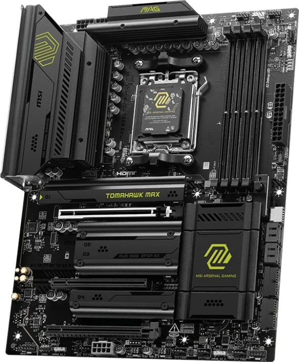 Pllakë amë MSI MAG B850 TOMAHAWK MAX WIFI, Socket AM5, ATX, Bardhë