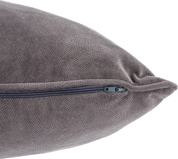 Jastëk dekorativ Lubel, ngjyrë gri e errët, 30x50cm