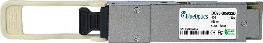 Modul transceiver QSFP+ BlueOptics QSFP-40G-SR4-SS, 40GBASE-SR4, 850nm, 150m, MPO, MMF