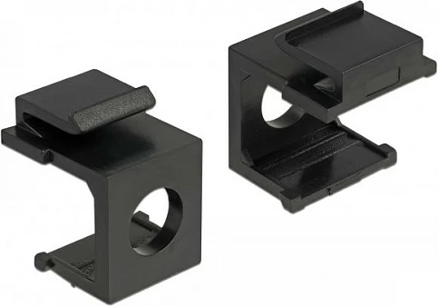 Kapak Keystone DeLOCK 86403, paketim 4 copë, i zi