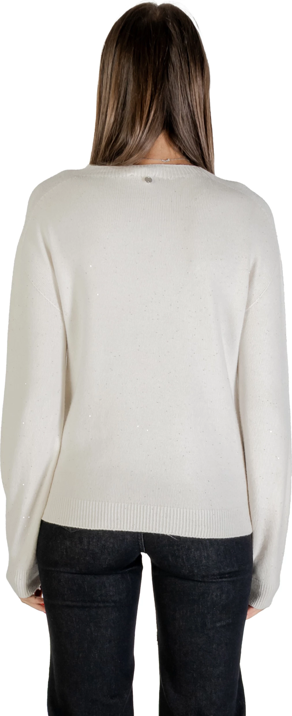 Xhemper për femra Liu Jo MF5483 MA27R, i bardhë [Madhësia: XL]