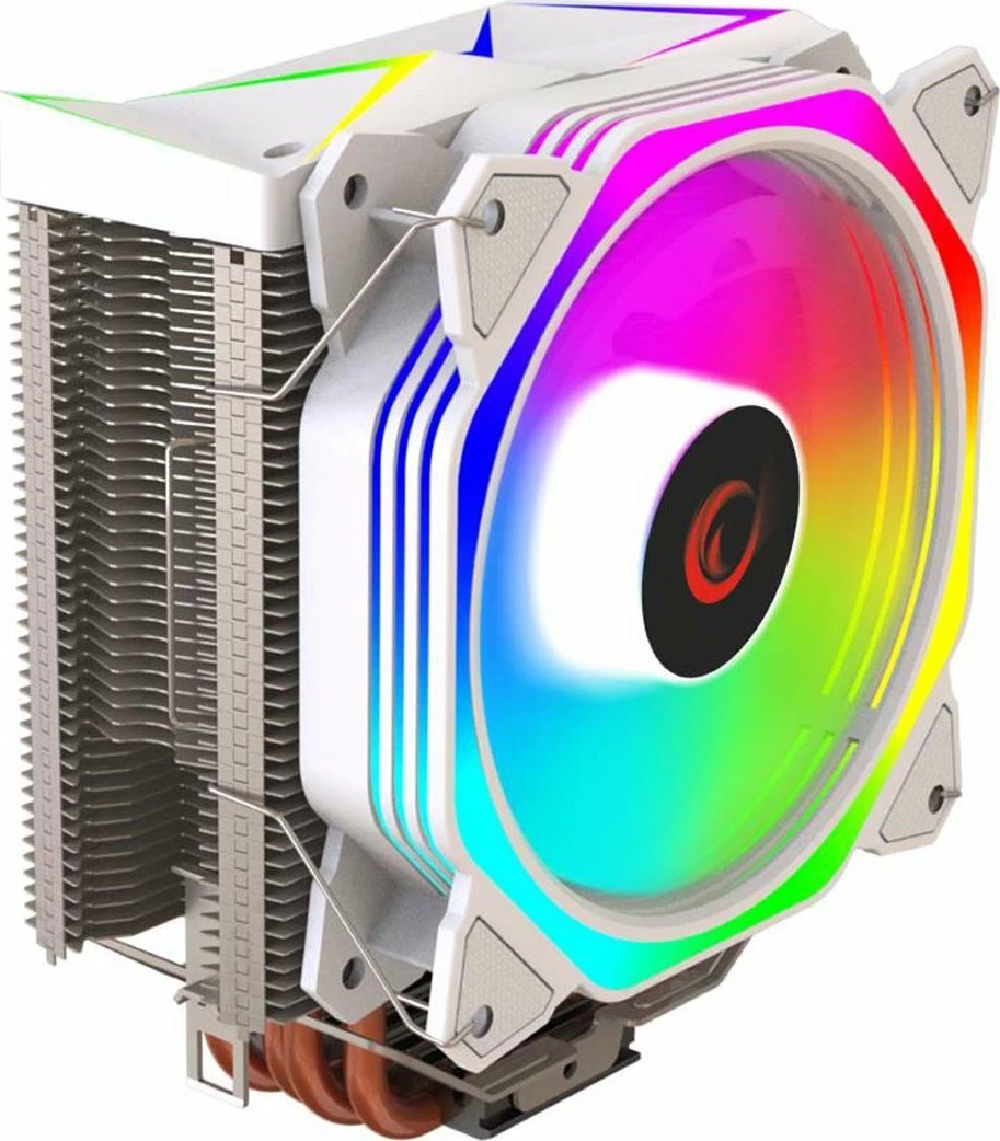 Ftohës CPU Rampage Octagon C50 120mm ARGB 1800RPM TDP 165W, i bardhë